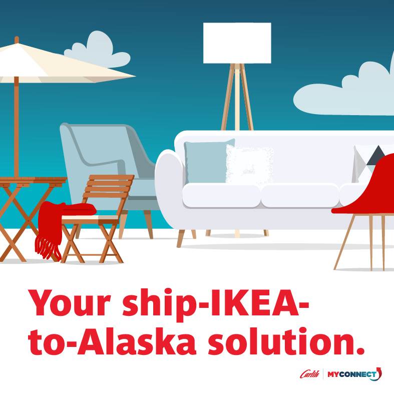 Ship IKEA to Alaska with MyConnect IKEA Anchorage Delivery