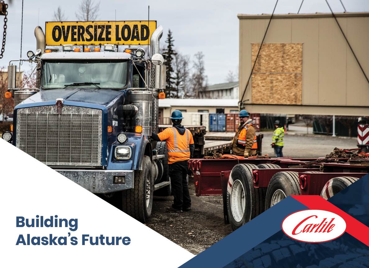 Carlile Transportation Serves the Construction Industry in Alaska.
